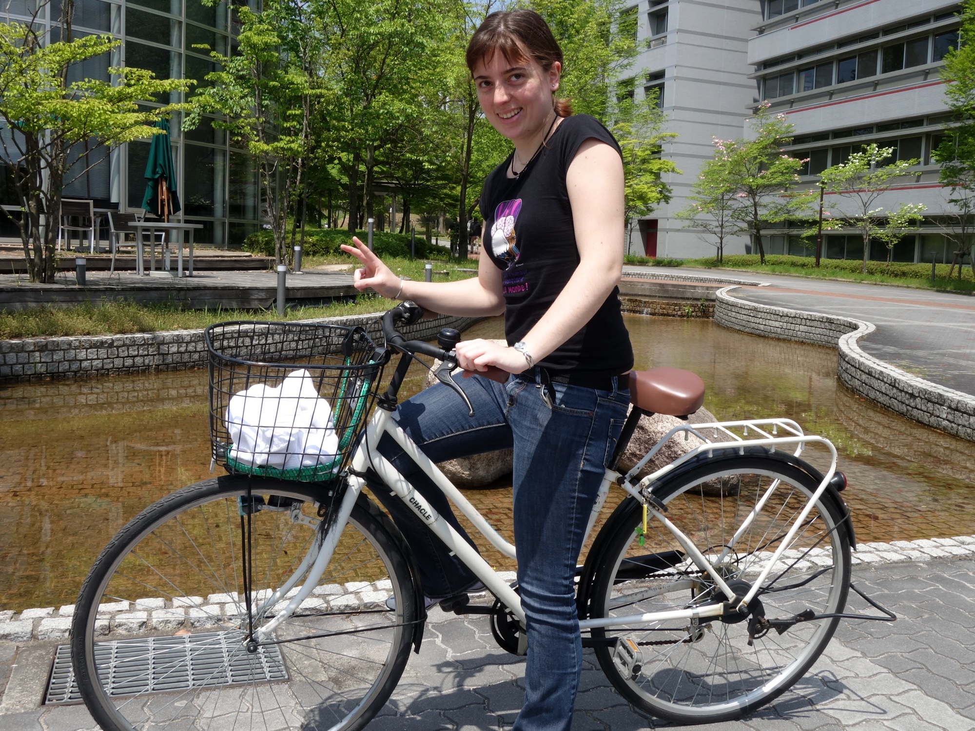 "Bikes are free to use for any student."